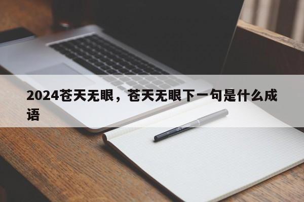2024苍天无眼，苍天无眼下一句是什么成语