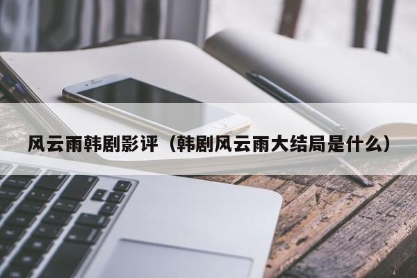 风云雨韩剧影评（韩剧风云雨大结局是什么）